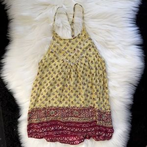 FINAL PRICE -Hollister t-back boho top XS